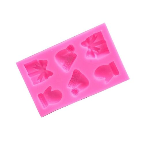 Moule En Silicone De Noël Pour Pâtisserie ¿ Motif Bonnet Et Gants Pour Gâteaux, Chocolats, Bonbons Et Plus Encore