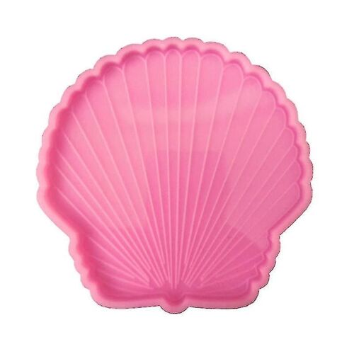Ensemble De Moules En Silicone Pour Dessous De Verre En Résine Époxy : Conque, Étoile De Mer, Coquillage, Conque Ronde