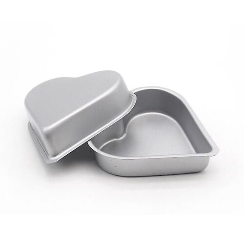 Lot De 6 Moules À Gâteaux Antiadhésifs En Forme De Coeur Et De Fraise - Ustensiles De Cuisson En Acier À Haute Teneur En Carbone