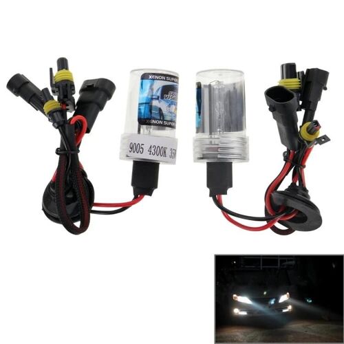 Phare Xénon Hid-35w Hb3/9005,Étanche,4300k,Lot De 2
