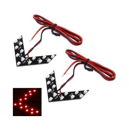 Clignotants Led-14 Flèches Smd 3528 Pour Rétroviseurs Extérieurs De Voiture-