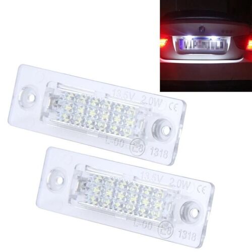 Éclairage De Plaque D'immatriculation-2 Pcs Avec 24 Lampes Smd-3528 Pour Volkswagen