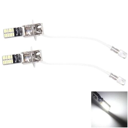 H3 Feux De Gabarit De Voiture À Led-2 Pièces,720lm,6500k Blanc,Sans Erreur,