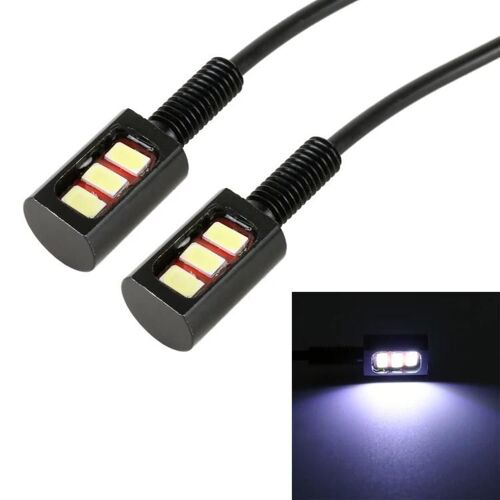 Dc12v 0.4w 3led Smd-5630 Éclairage De Plaque D'immatriculation Pour Voiture/Moto-,Câble De 27cm