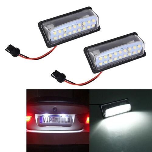 Éclairage De Plaque D'immatriculation Led-2 Ampoules Pcs 18-Smd,120lm,6000k Pour Nissan/Sunny