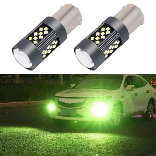 1156 Phares Antibrouillard Stroboscopiques À Led-12v 7w Lime Light-Paire De Feux De Chaux