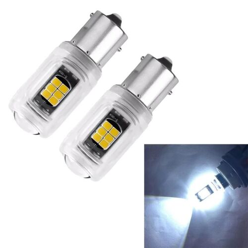 1156 Clignotant Led De Voiture-2pcs,12v,2.16w,480lm,Lumière Blanche Lumière Blanche