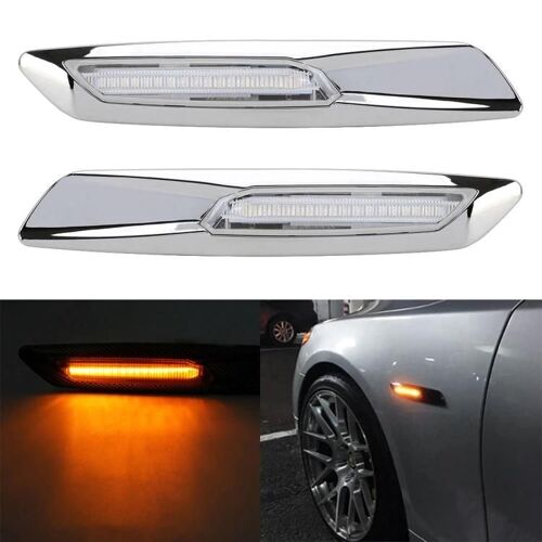 Feux D'aile De Voiture-2 Feux Latéraux Led Pcs Pour Bmw,Dc12v,Jaune