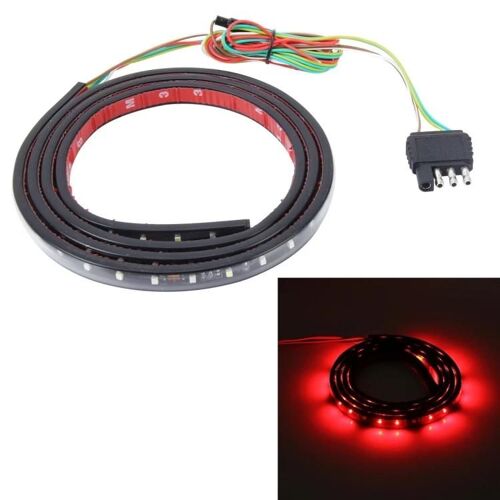 Feu Drl Pour Camionnette-1,5 M 5 W Feu Stop Blanc Et Rouge,80 Led Smd-2835,Dc 12-24v