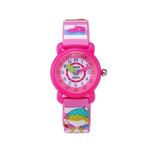 Montre En Silicone Étanche 3d Dessin Animé Pour Enfants-Jnew A335-86224