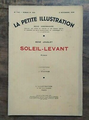La Petite Illustration N746 Roman Nº355 2 Novembre 1935