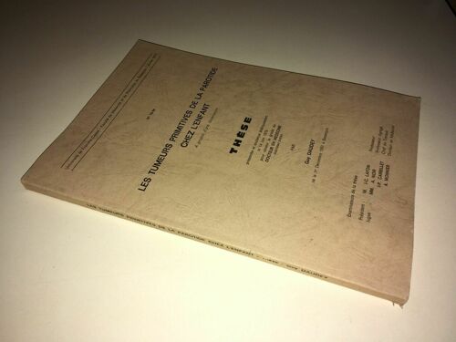 These Medecine Les Tumeurs Primitives De La Parotide