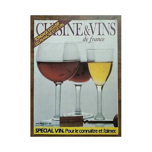 Cuisine Et Vins De France Nº 375 Avril 1982