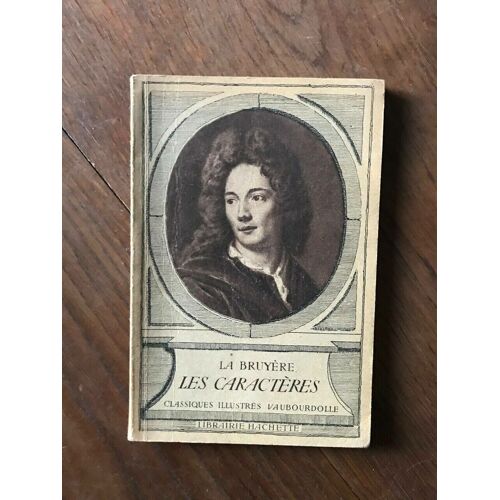La Bruyere Les Caractères Hachette