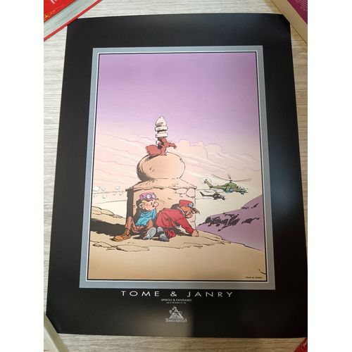 Affiche Bd Spirou Et Fantasio (Tibet)