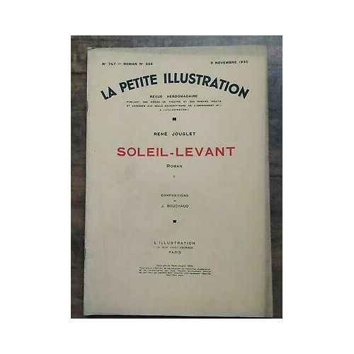 La Petite Illustration N747 Roman Nº356 9 Novembre 1935