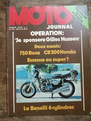 Moto Journal Nº 158 28 Février 1974