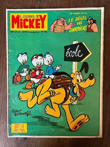 Le Journal De Mickey N851 6 Octobre 1968