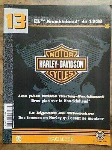 El Knucklehead De 1936 Harley Davidson Motorcycle Nº13 Hachette 2001