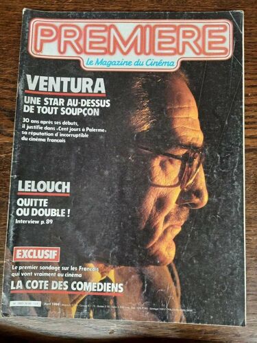 Premiere Le Magazine Du Cinéma Nº85 1984