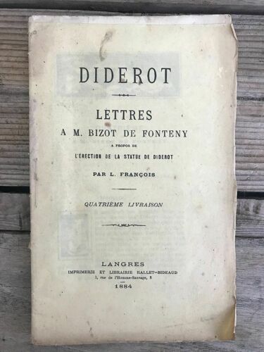 L François Lettres A M Bizot De Fonteny Langres