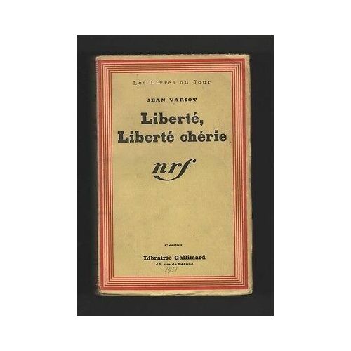 Liberté Liberté Chérie Nrf