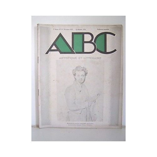 Magazine Abc Artistique Et Litteraire N59 Art