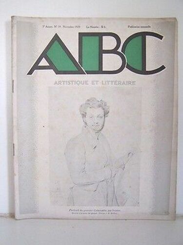 Magazine Abc Artistique Et Litteraire N59 Art