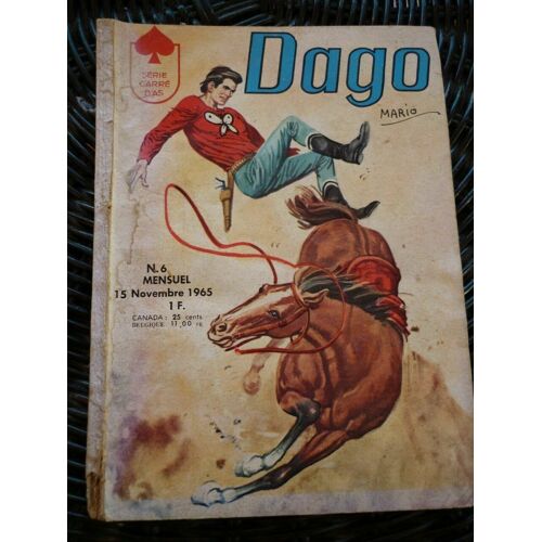 Dago N6 Mensuel Editions Lug Novembre 1965