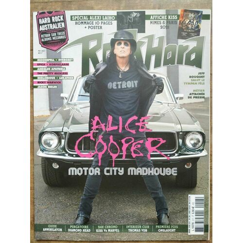 Rock Hard N217 Février 2021 Alice Cooper Motor City Madhouse