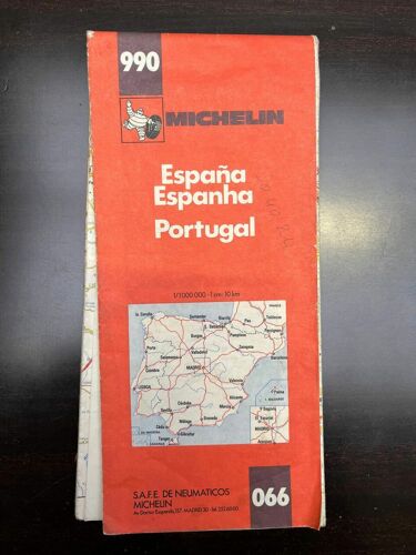 Carte Michelin N990 Espana Espanha Portugal