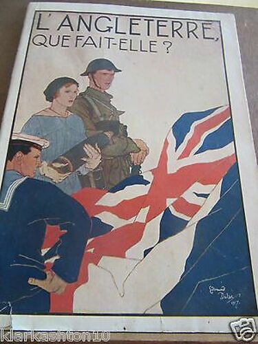 L'angleterre Que Fait-Elle Propagande Anglaise Première Éditio