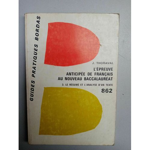 Épreuve Anticipée De Français Au Nouveau Baccalauréat 3 Le Résumé