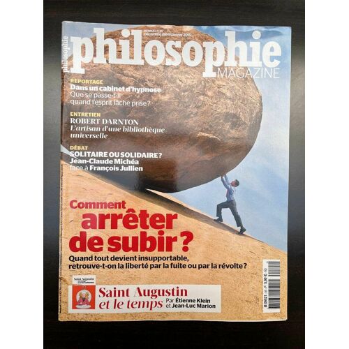 Philosophie Magazine N85 Décembre 2014 Janvier 2015