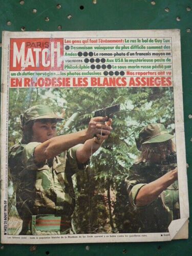 Paris Match N1421 21 Aout 1976 Guy Lux Desmaison Rhodesie