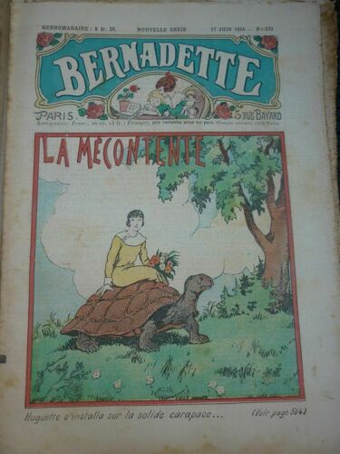 Bernadette Nouvelle Série N233 17 Juin 1934 La Mécontente