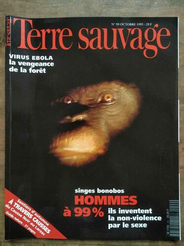 Terre Sauvage N99 Octobre 1995 Singes Bonobos