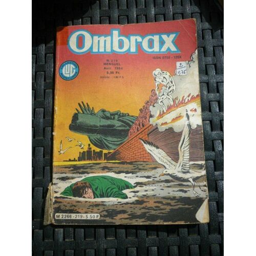 Ombrax Mensuel N219 Martin Mystère 9 Editions Lug Avril 1984