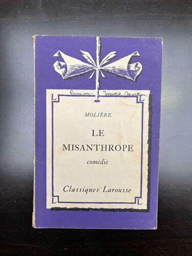 Molière Le Misanthrope Classiques Larousse
