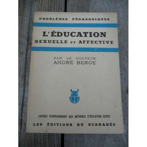 Docteur L'éducation Sexuelle Et Affectiveeditions Du Scarabée