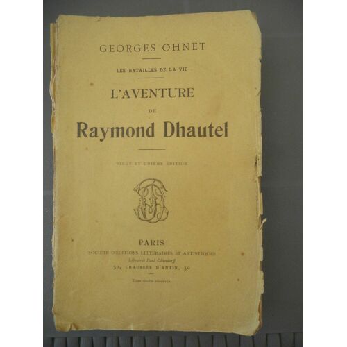 L'aventure De Raymond Dhautel Librairie