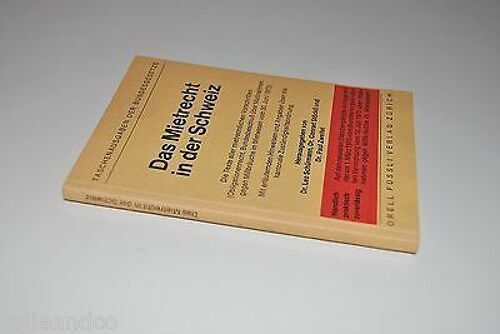 Das Mietrecht In Der Schweiz Orell Füssli Verlag