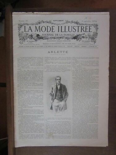 La Mode Illustrée Journal De La Famille N36 9 Septembre 1894