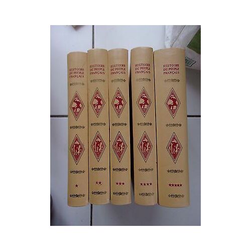 Lot Histoire Du Peuple Francais Tomes 1 2 3 4 5