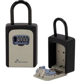 CAUC-- Coffre-Fort pour clés, boîte de Serrure, armoires à clés, Mur, Haute résistance, pour la Maison et Le Commerce (Coffre-Fort à clés avec Clip)