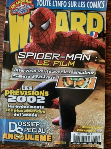 Wizard Magazine Le Magazine Des Comics N 19 Spider Man Le Film Mars 2002