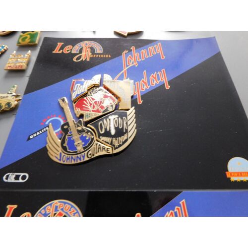 Pin's Johnny Hallyday - Série De 5