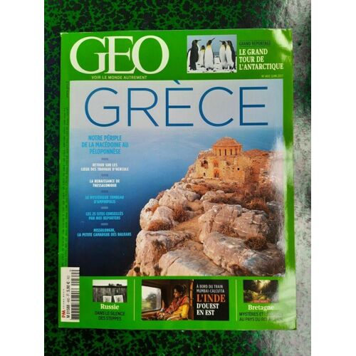 Geo Nº 460 Grèce Juin 2017