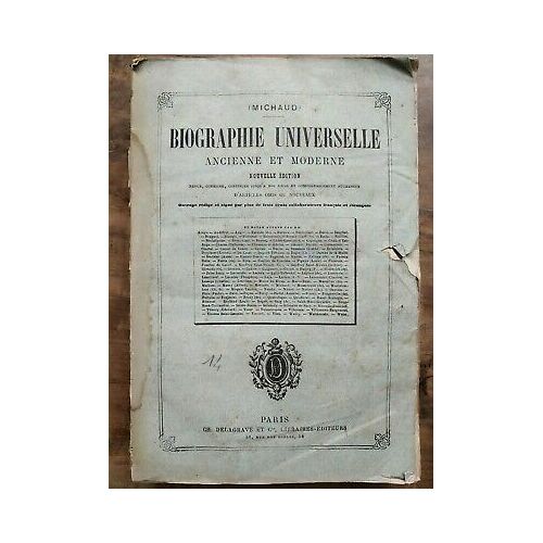 Biographie Universelle - Ancienne Et Moderne Tome 14 Et Cie