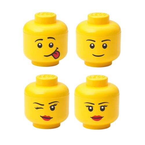 LEGO - ROOM COPENHAGEN Storage Head Mini set de 4 pièces